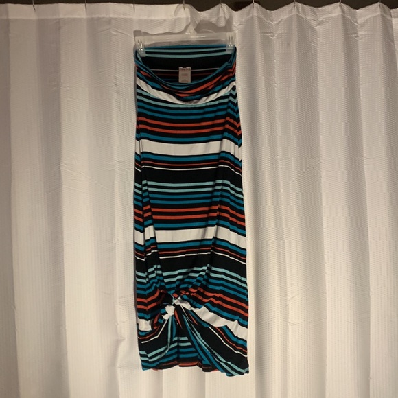 Multicolored Striped Skirt - Picture 3 of 6